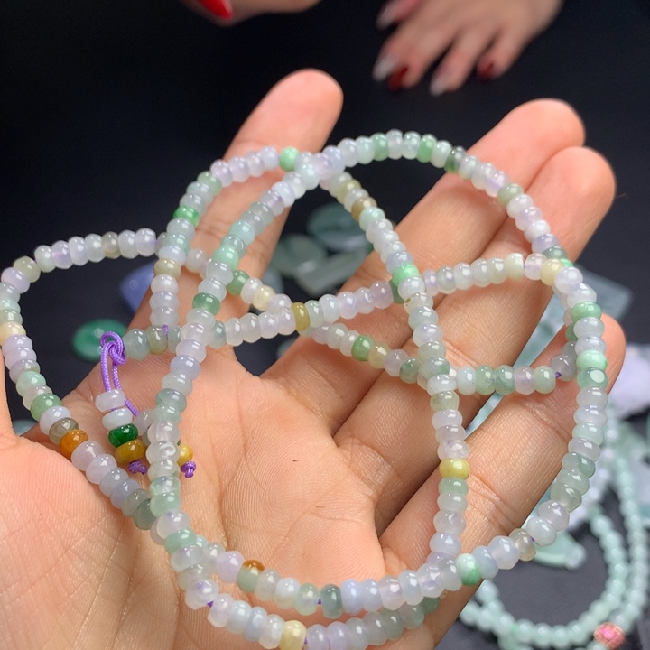 定制翡翠未镶嵌珠串