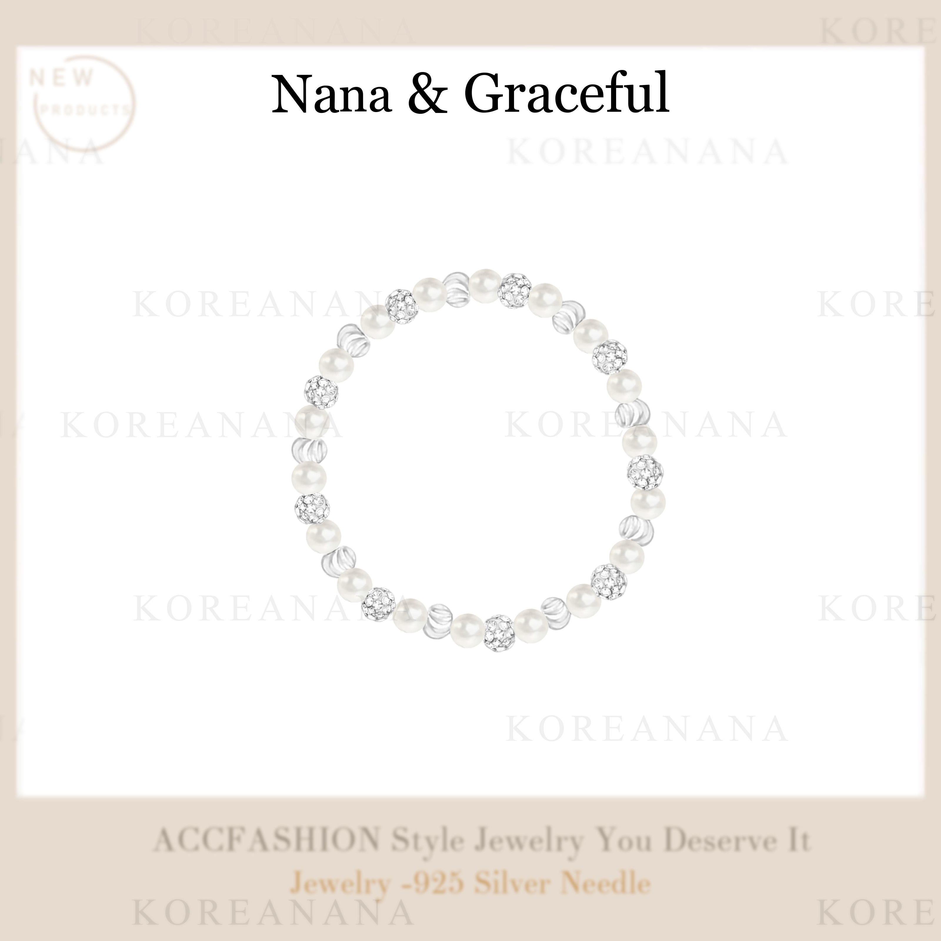 铜合金仿珍珠手链 「漫天星辰」5mm 轻奢精致百搭珠珠手链B001