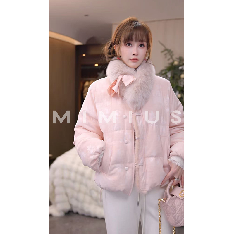 【mimius】肉可溯源三星安心羽绒国风水貂毛羽绒服（不可机洗）G12030