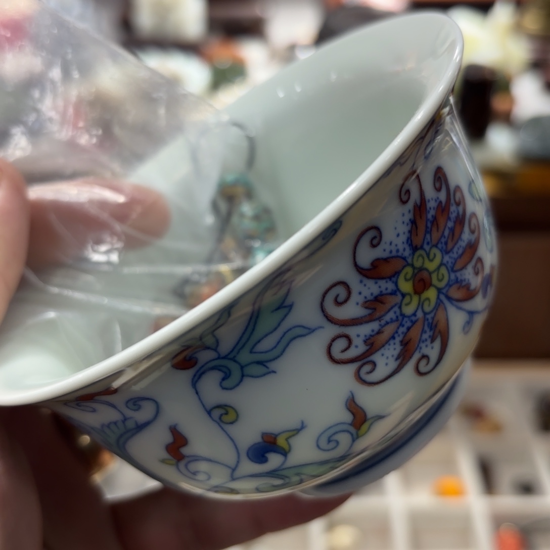 朝***店瓷片雕刻精美精致