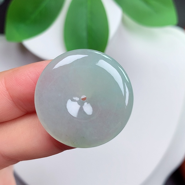 颈饰未镶嵌翡翠平安扣 27x5.4mm