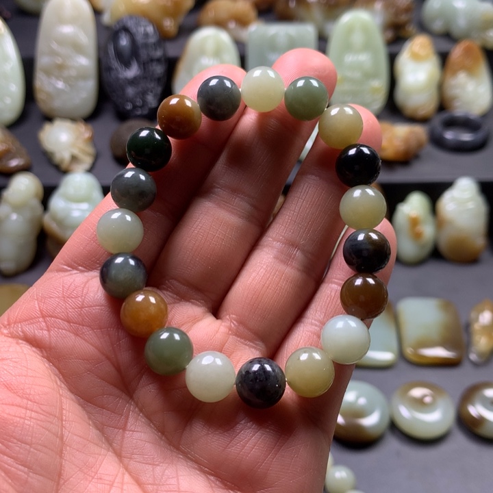 和田玉（糖玉）手串未镶嵌