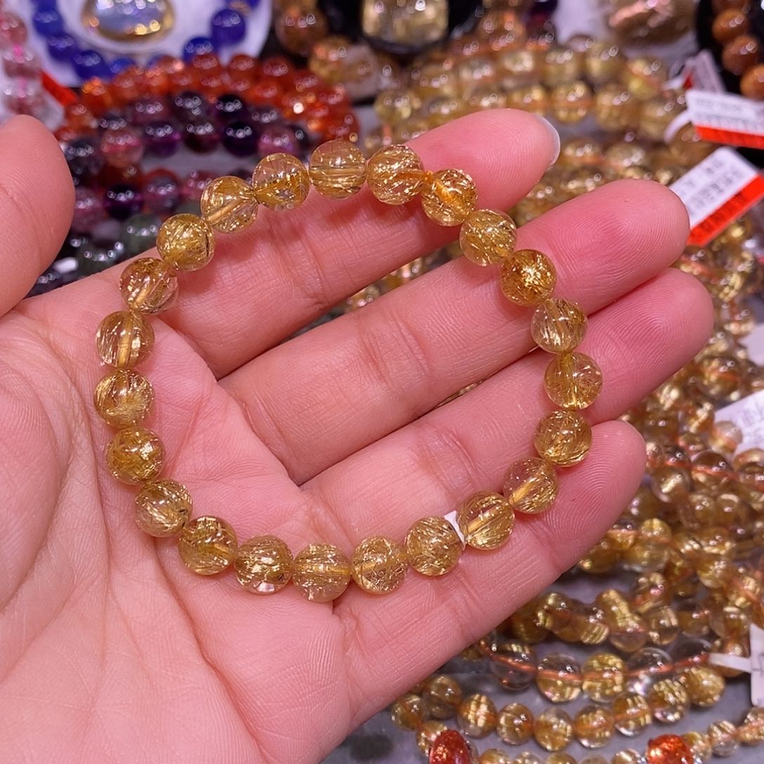 未镶嵌手链水晶金钛晶8