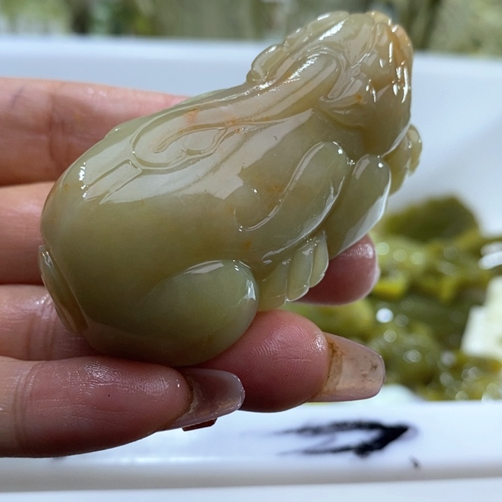 岫玉岫玉手把未镶嵌