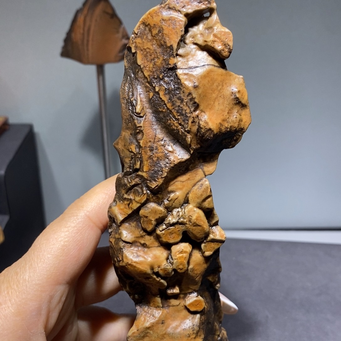 超***画石材天然戈壁石摆件