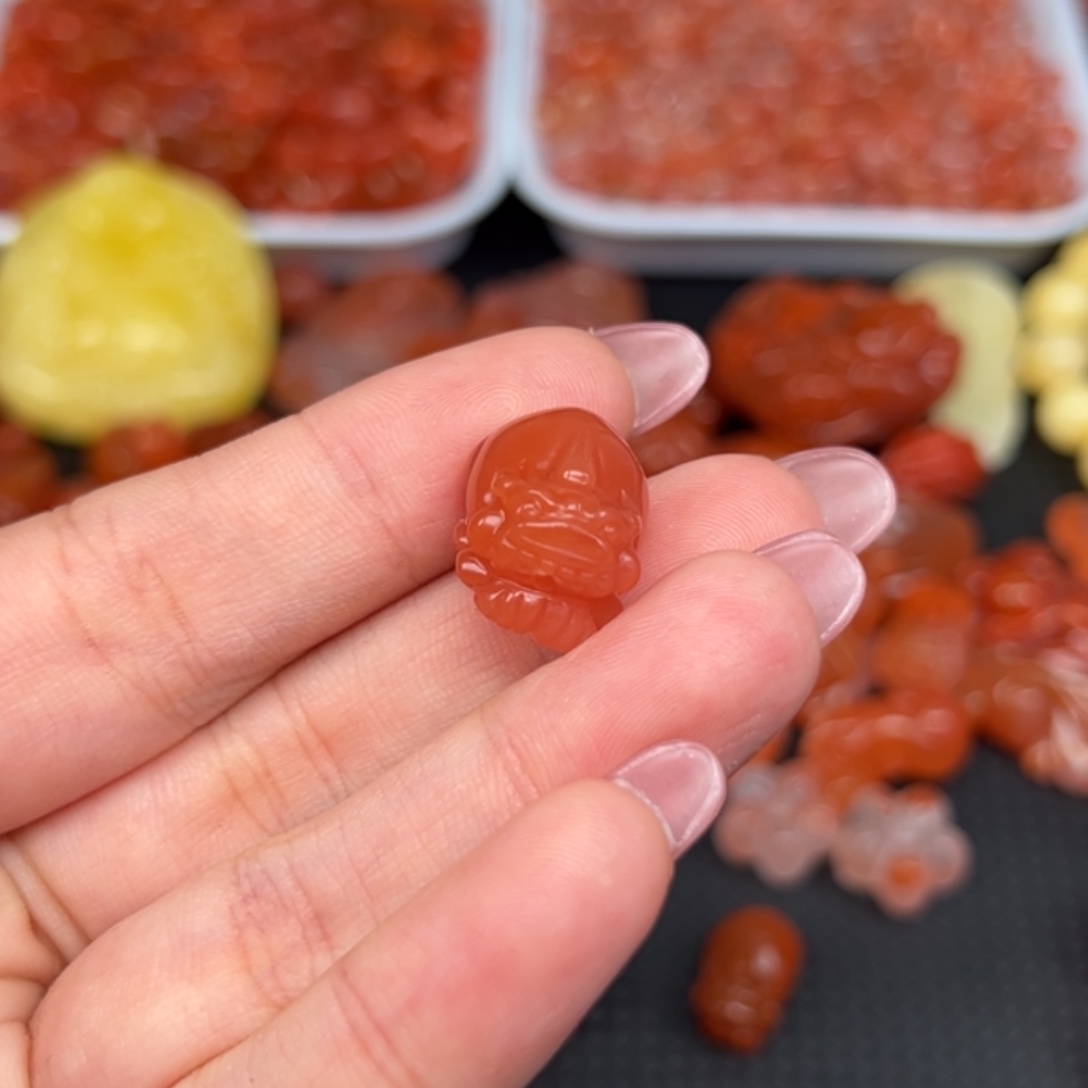 南红玛瑙未镶嵌吊坠(不含链)