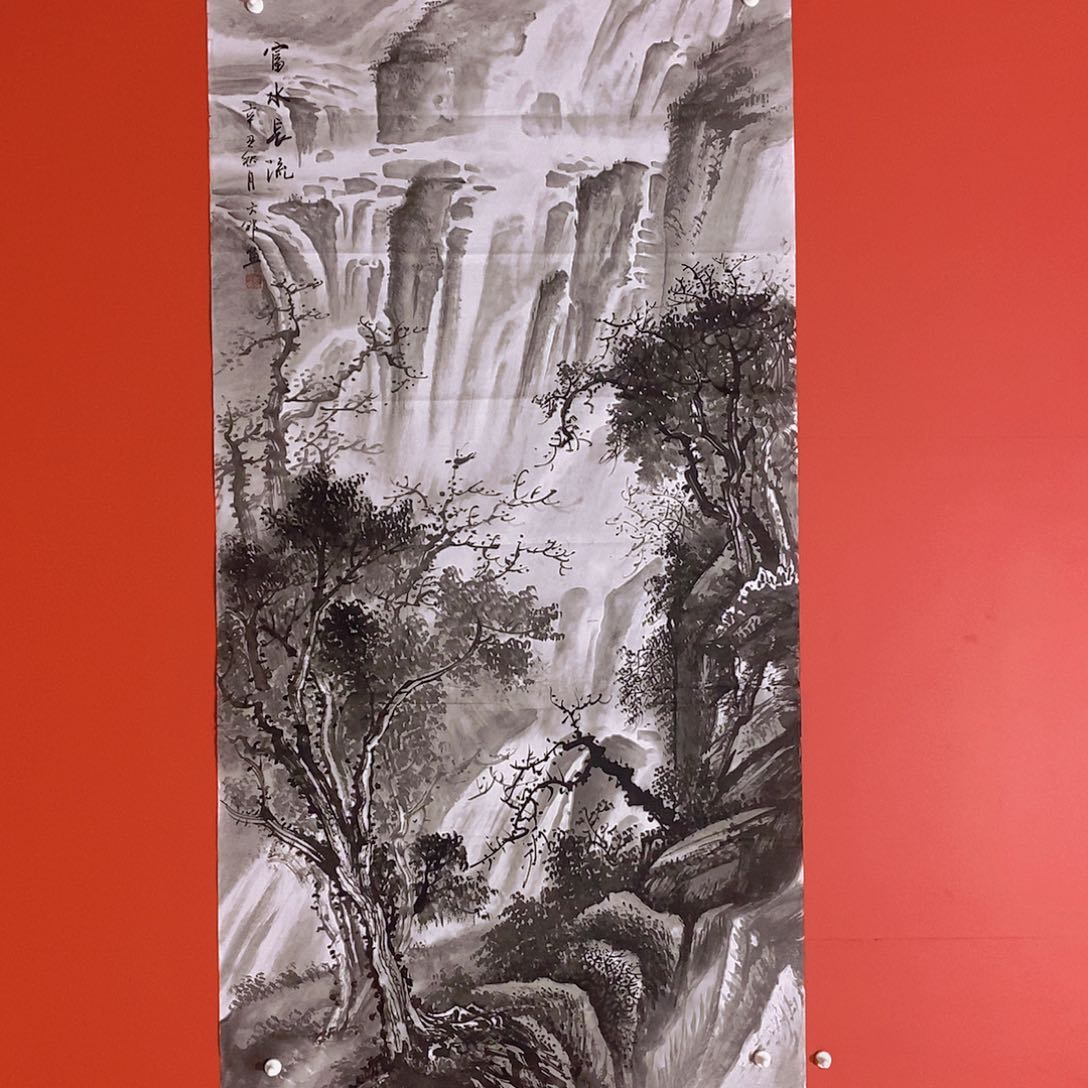 国画山水花鸟国画作品