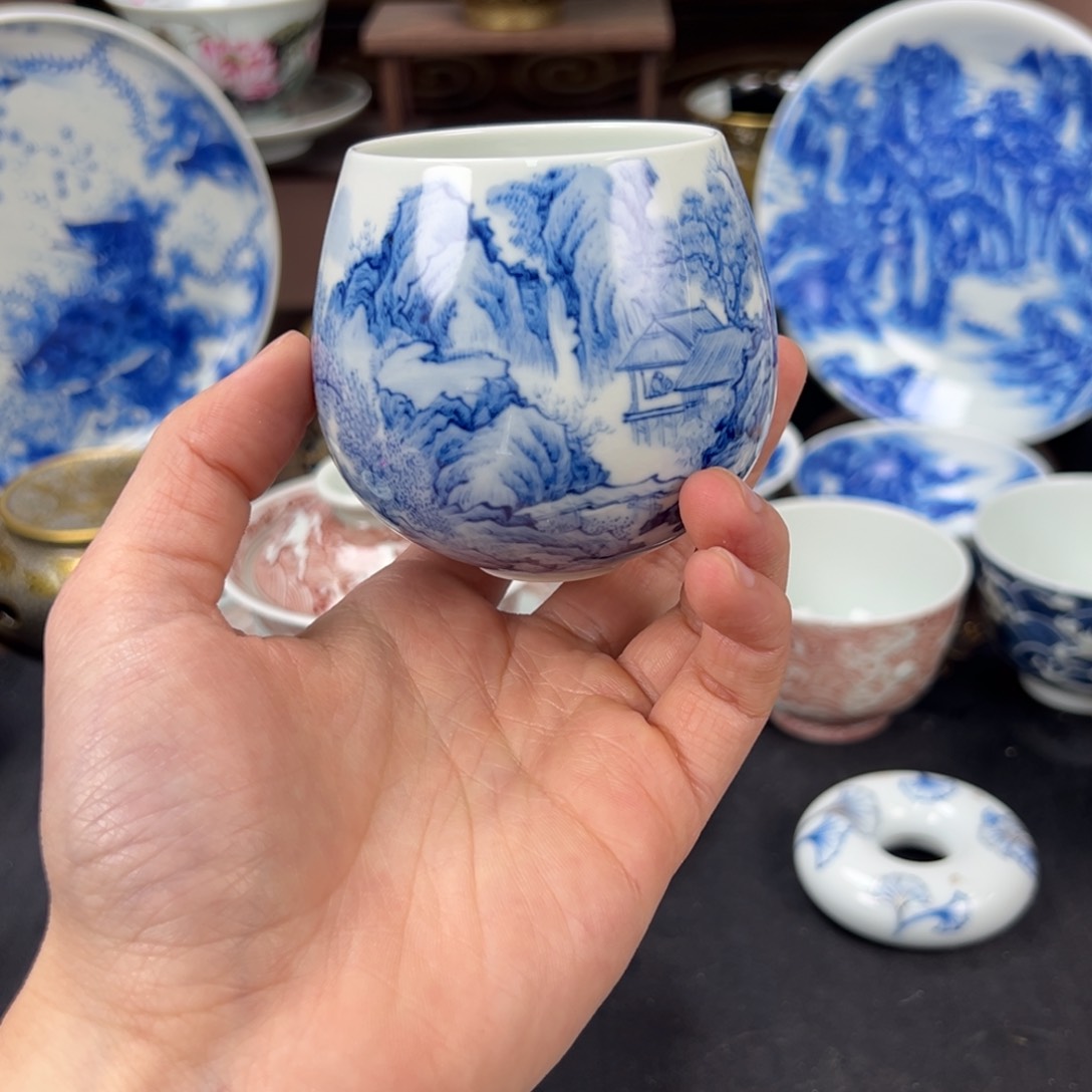 瓷片风***?景德镇手工手绘陶瓷