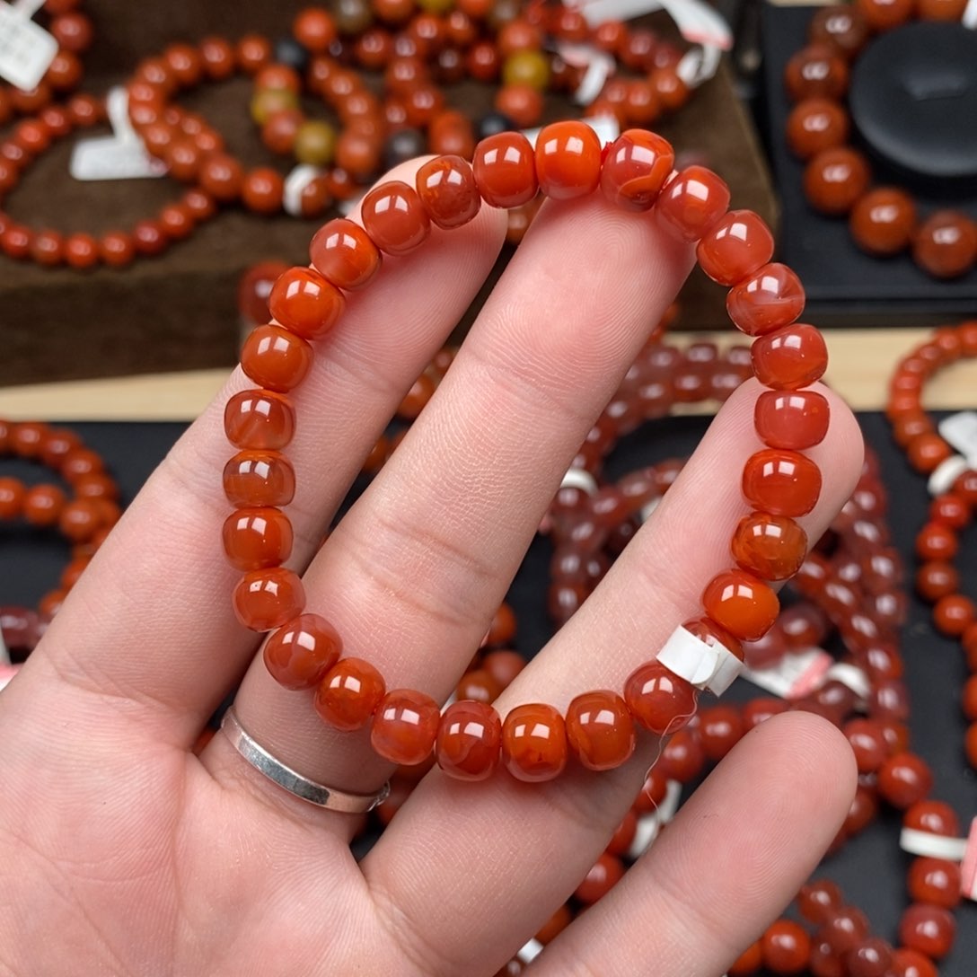 未镶嵌手串南红玛瑙7mm