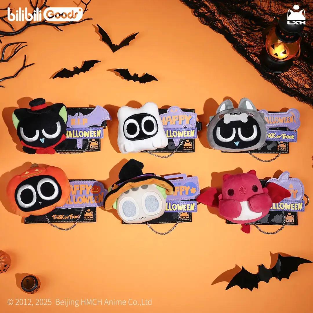 bilibiliGoods 《罗小黑战记》 万圣节系列 patch 毛绒徽章