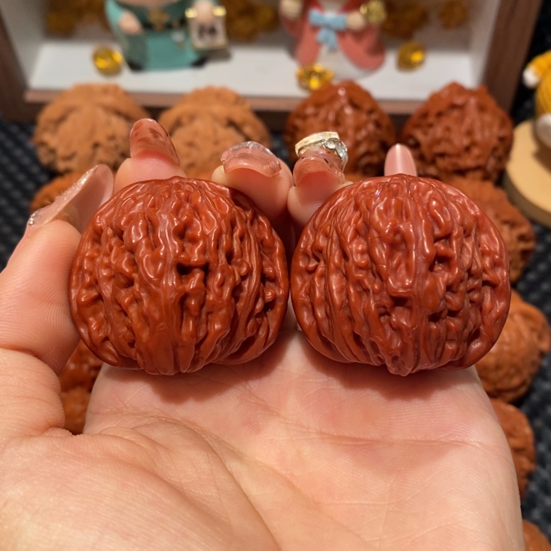 吊坠桃核37.5玉化四座楼，0378