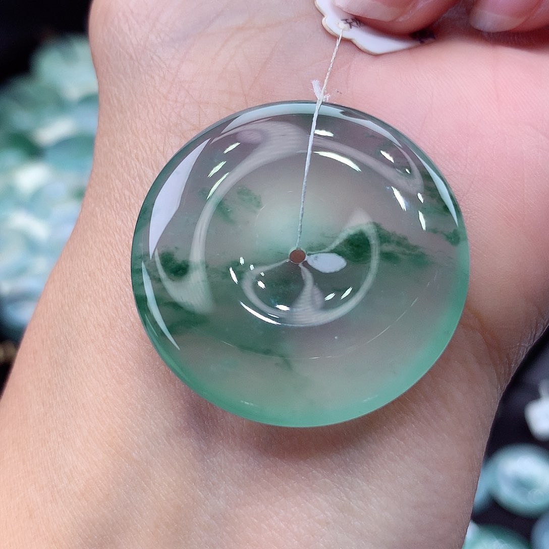 颈饰未镶嵌翡翠编号94尺寸32.5-5.9