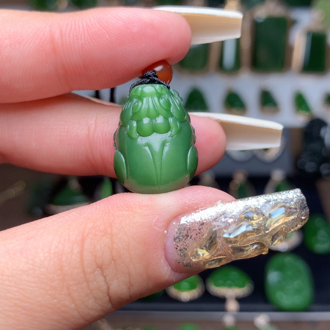 和田玉（碧玉）貔貅未镶嵌