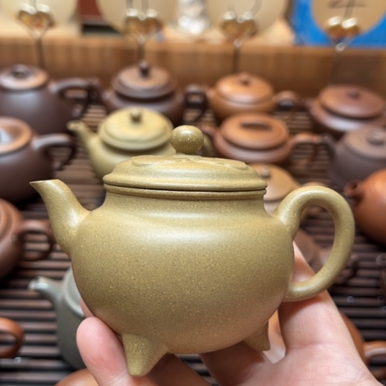 紫砂茶壶小号青段大彬