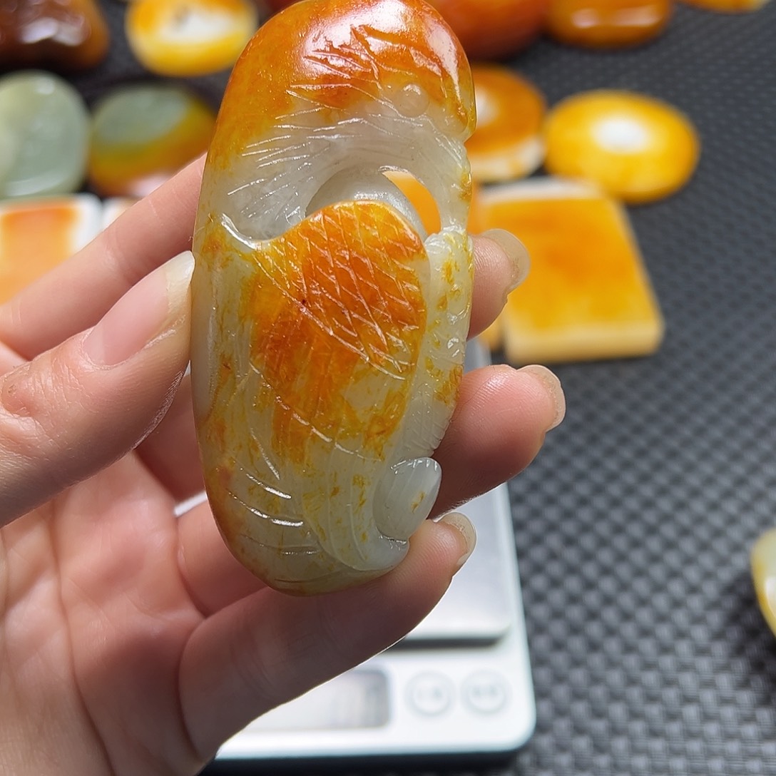 和田玉把件未镶嵌