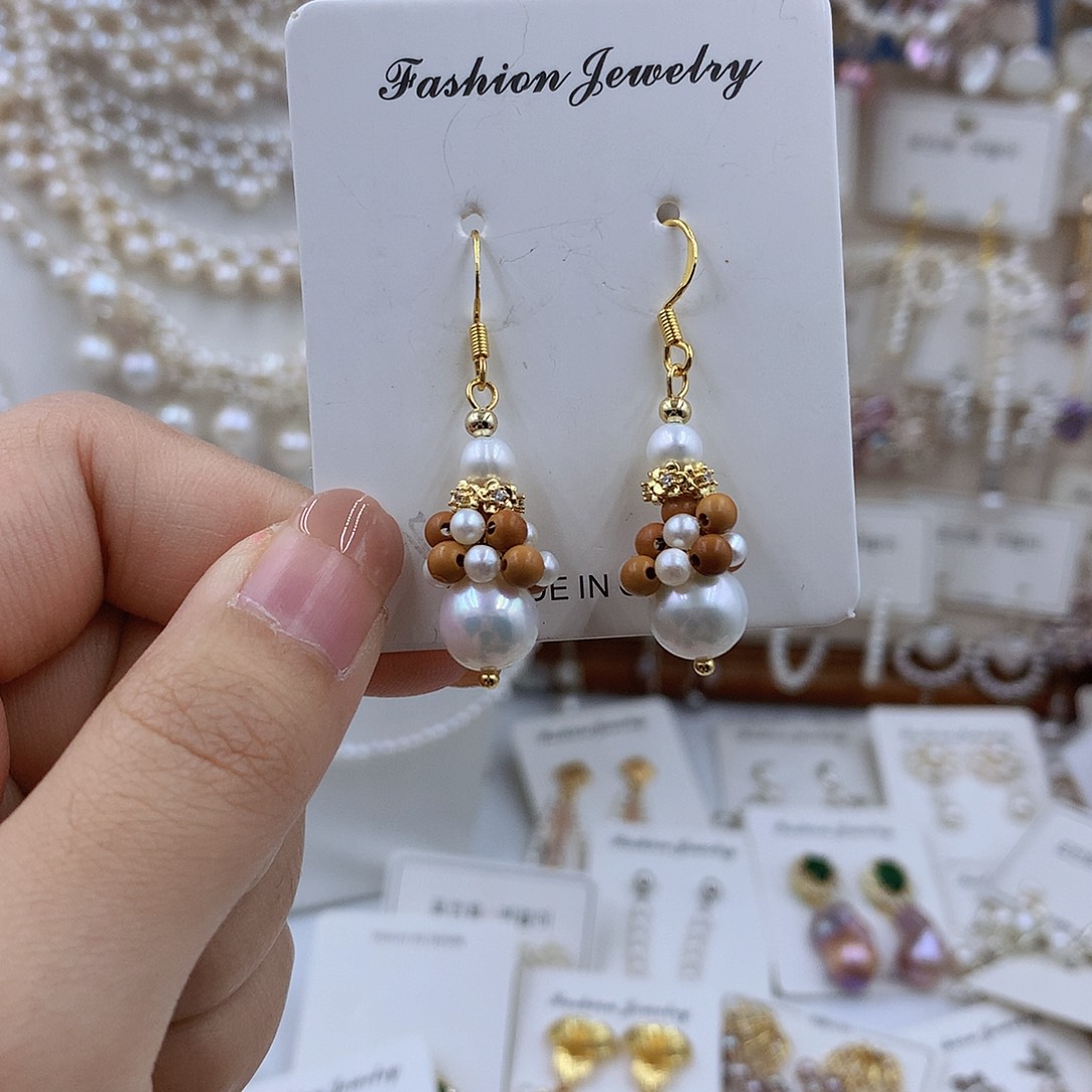 项链银S925镶嵌淡水珍珠