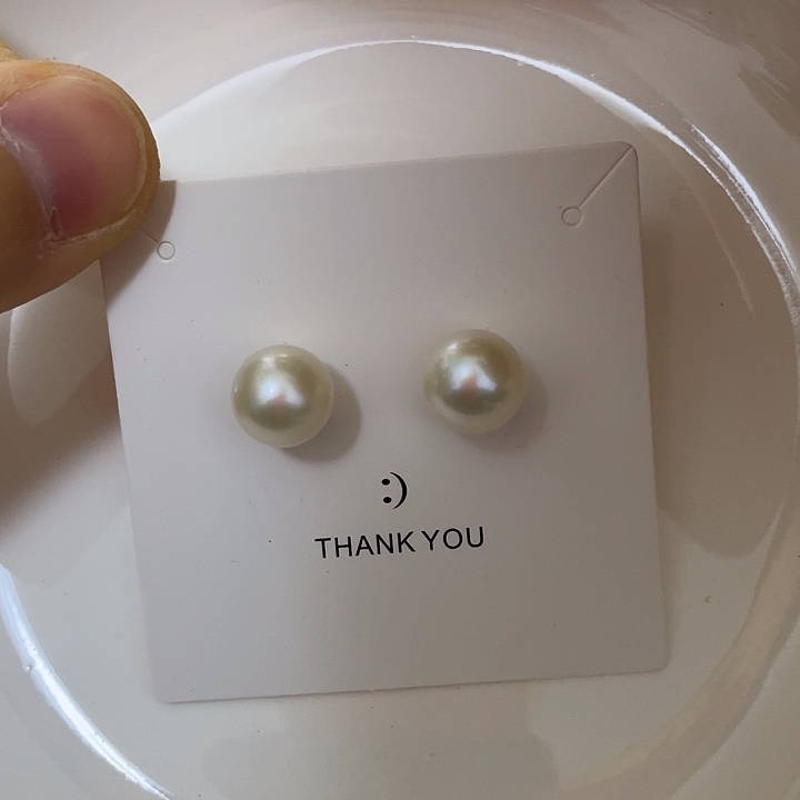 耳饰淡水珍珠银S925镶嵌