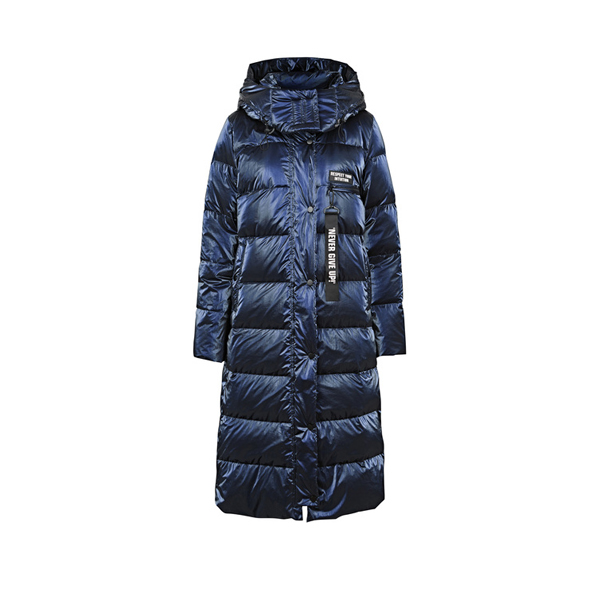 秋冬季时尚圣迪奥女士加厚防风中长款女装羽绒服S214Z2441