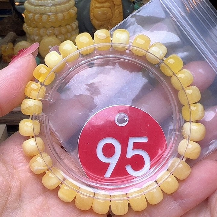 蜜蜡裸石未镶嵌8mm 手串