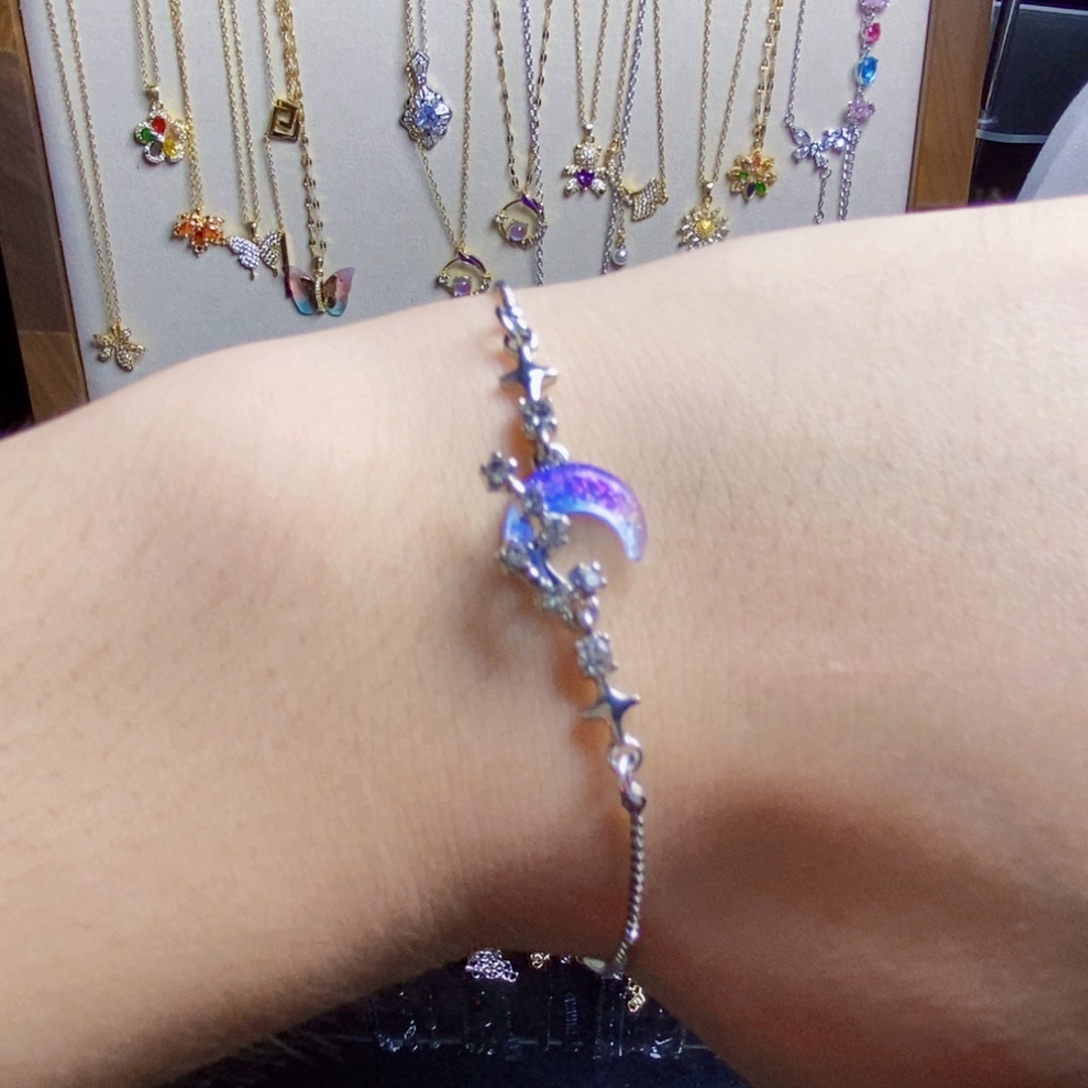 石英石铁合金手链