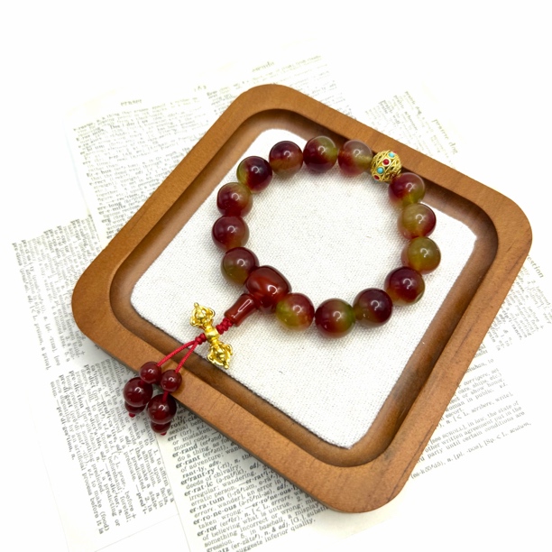 合金手链 「Richer」灰灰SFS-17067464西瓜髓sp25珠珠手链