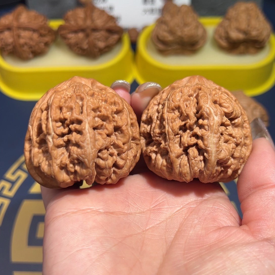 文玩核桃把件大粗筋45