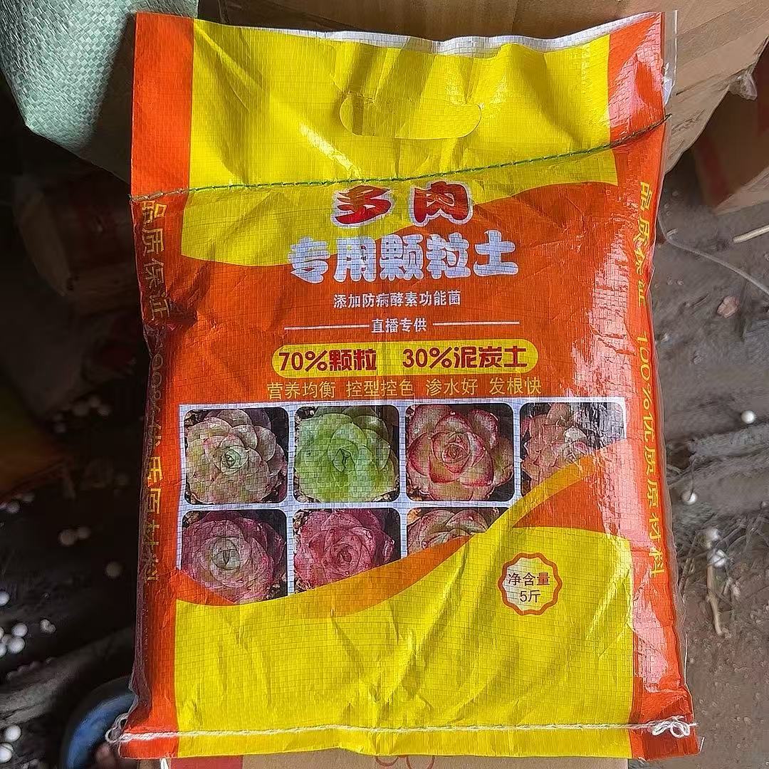 多肉颗粒百分之70颗粒30泥炭   小谢多肉上盆多肉植物庭院空气耐