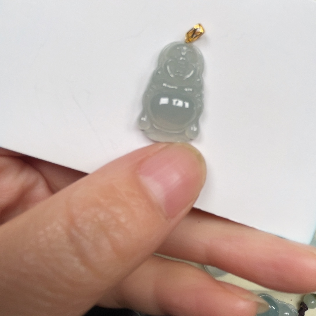 翡翠未镶嵌吊坠(不含链)翡翠