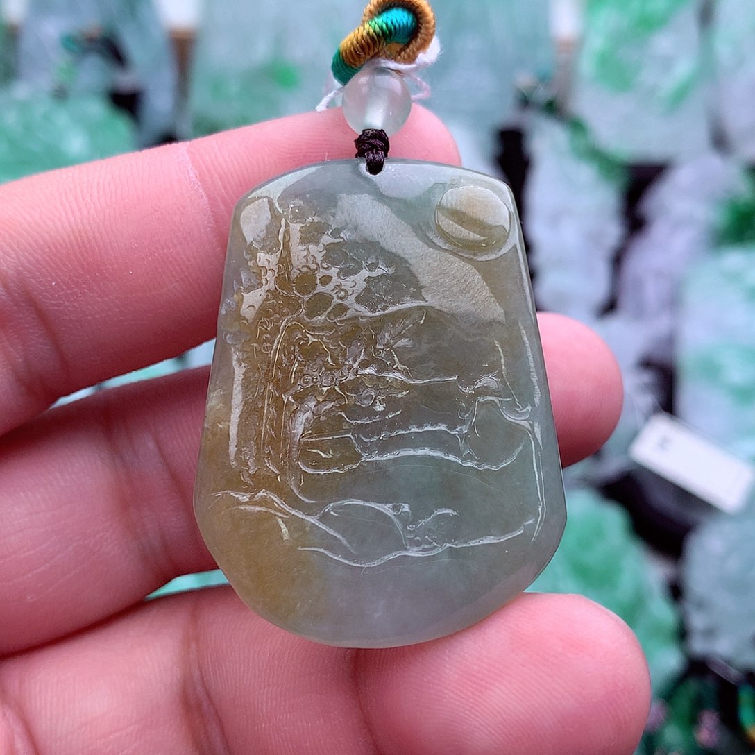 翡翠吊坠(不含链)未镶嵌