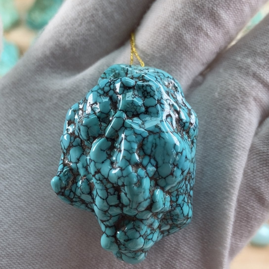 绿松石珠宝奇石未镶嵌