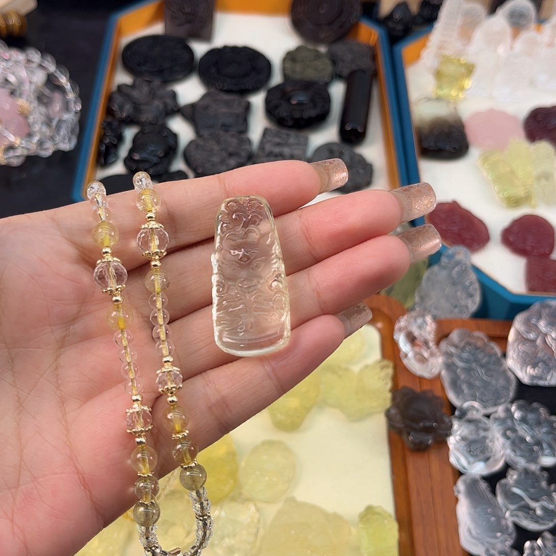 水晶珠宝半成品未镶嵌辣*41