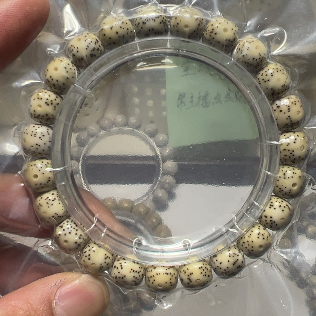 星月菩提手串7原白