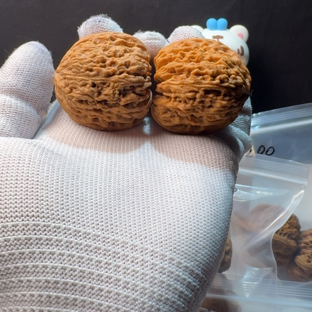 把件文玩核桃13号链接拉丝窝头魔瞳凹低40-38-38