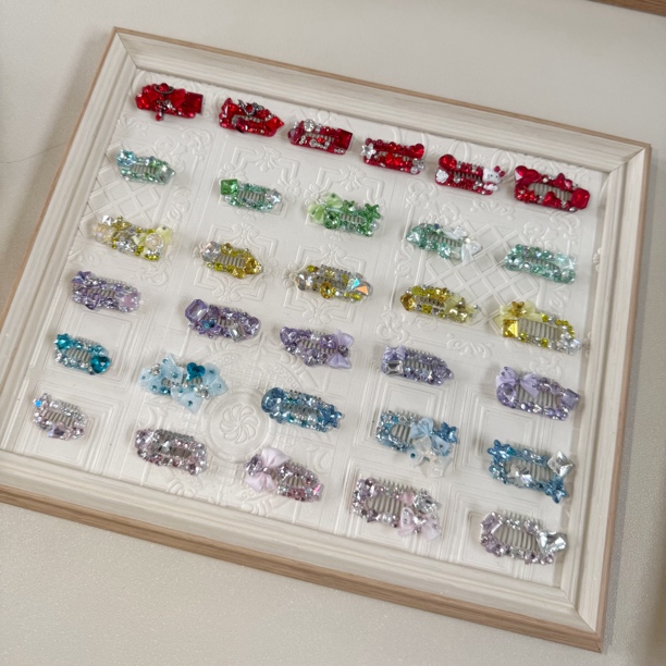 马尔济斯西施雪纳约克夏东洲仿华满钻宠物bb夹｜no退换