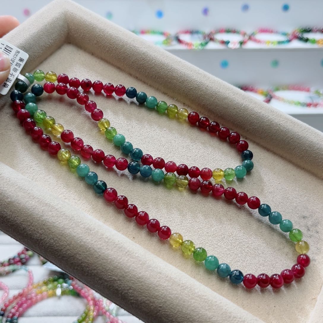 手链未镶嵌碧玺多样性发一条