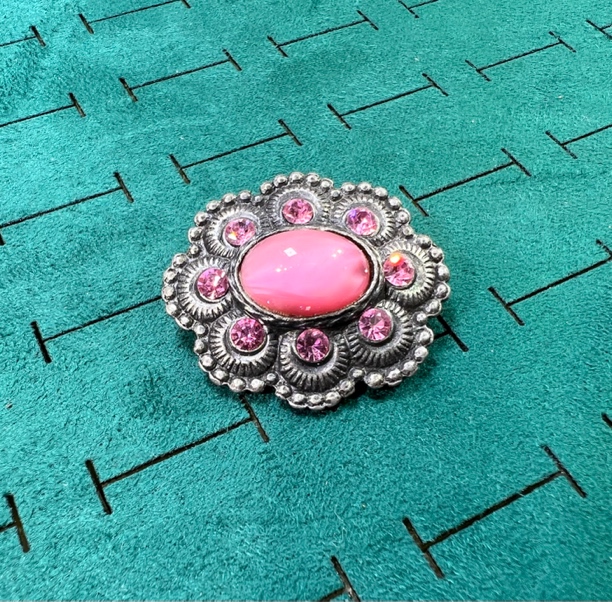 铁合金琉璃胸针 vintage中古琉璃胸针