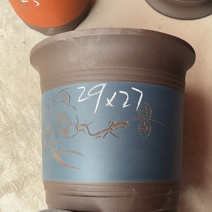 紫砂花盆陶瓷花盆