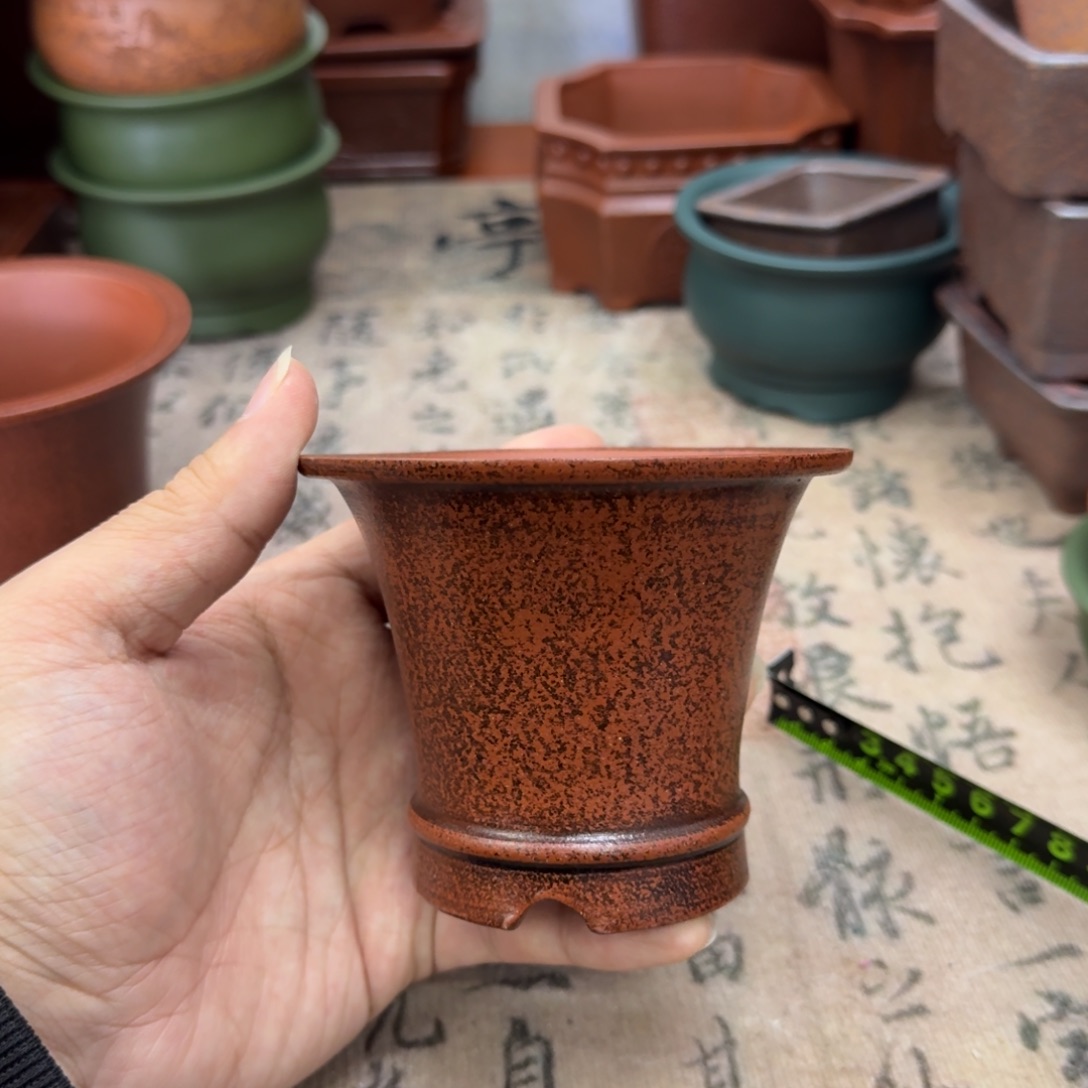 紫砂花盆宜兴紫砂正品8x7