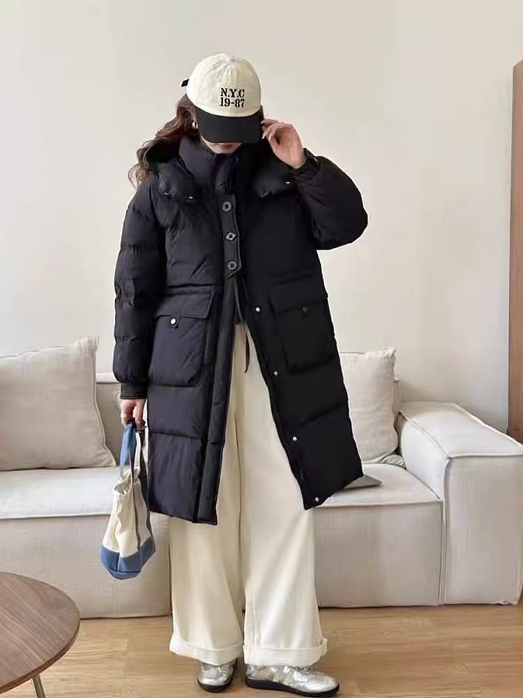 长款短款加厚宽松型高蓬白鸭