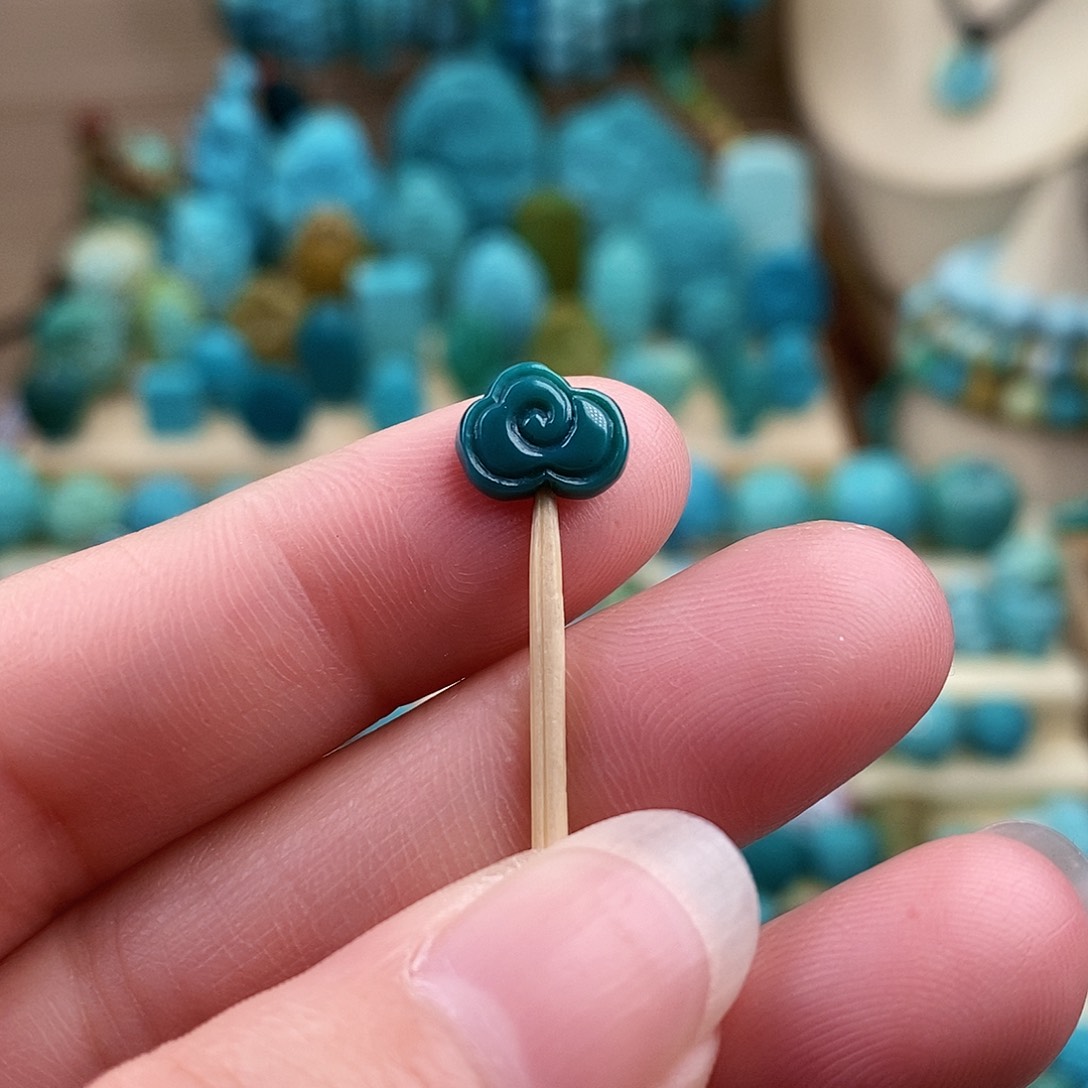 绿松石珠宝奇石未镶嵌