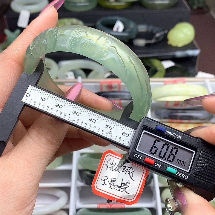 蛇纹石玉手镯未镶嵌734