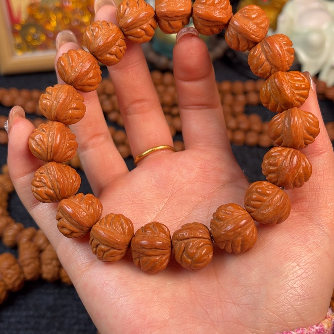 桃核手串A5链接手串