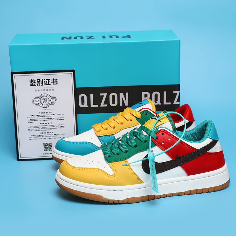 莆田休闲板鞋男夏季透气情侣潮流百搭鸳鸯鞋学生时尚低帮空军板鞋