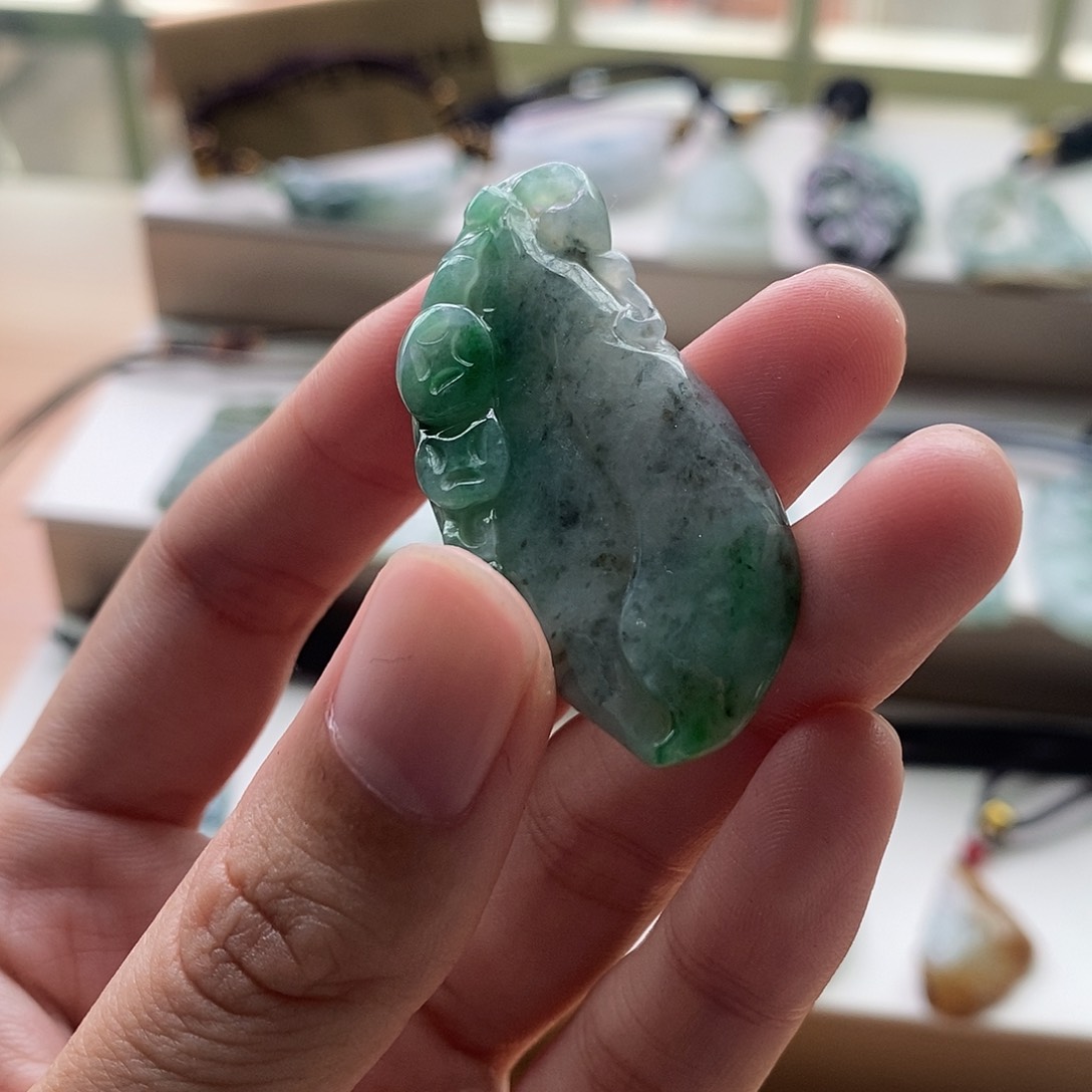 【闪购商品】颈饰未镶嵌翡翠天然缅甸A货翡翠