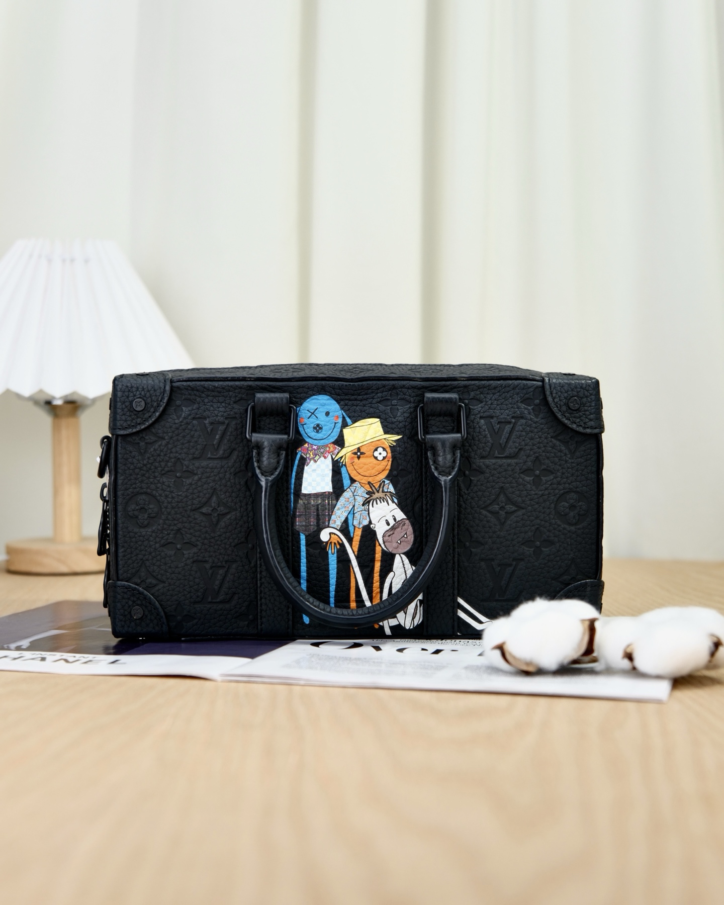 99新 LouisVuitton/路易威登 7935 Speedy Trunk 稻草人长袖衬衫