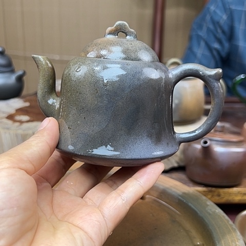 戬谷龙窑柴烧茶壶38