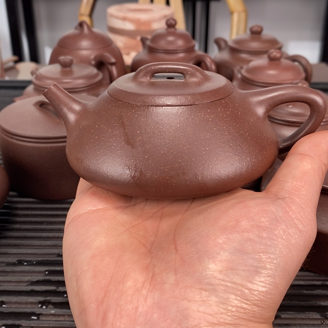 紫砂茶壶底槽清纳瓢容量200毫升