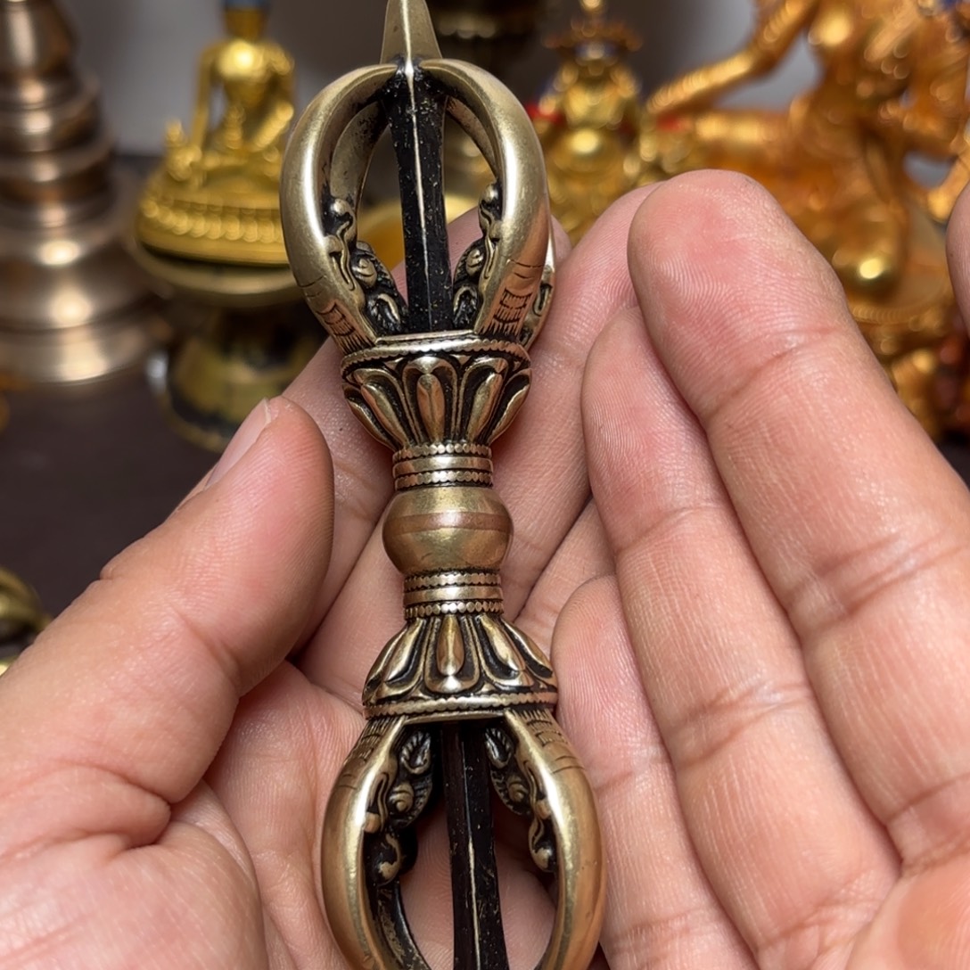 可***圈铜星月菩提挂件菩提