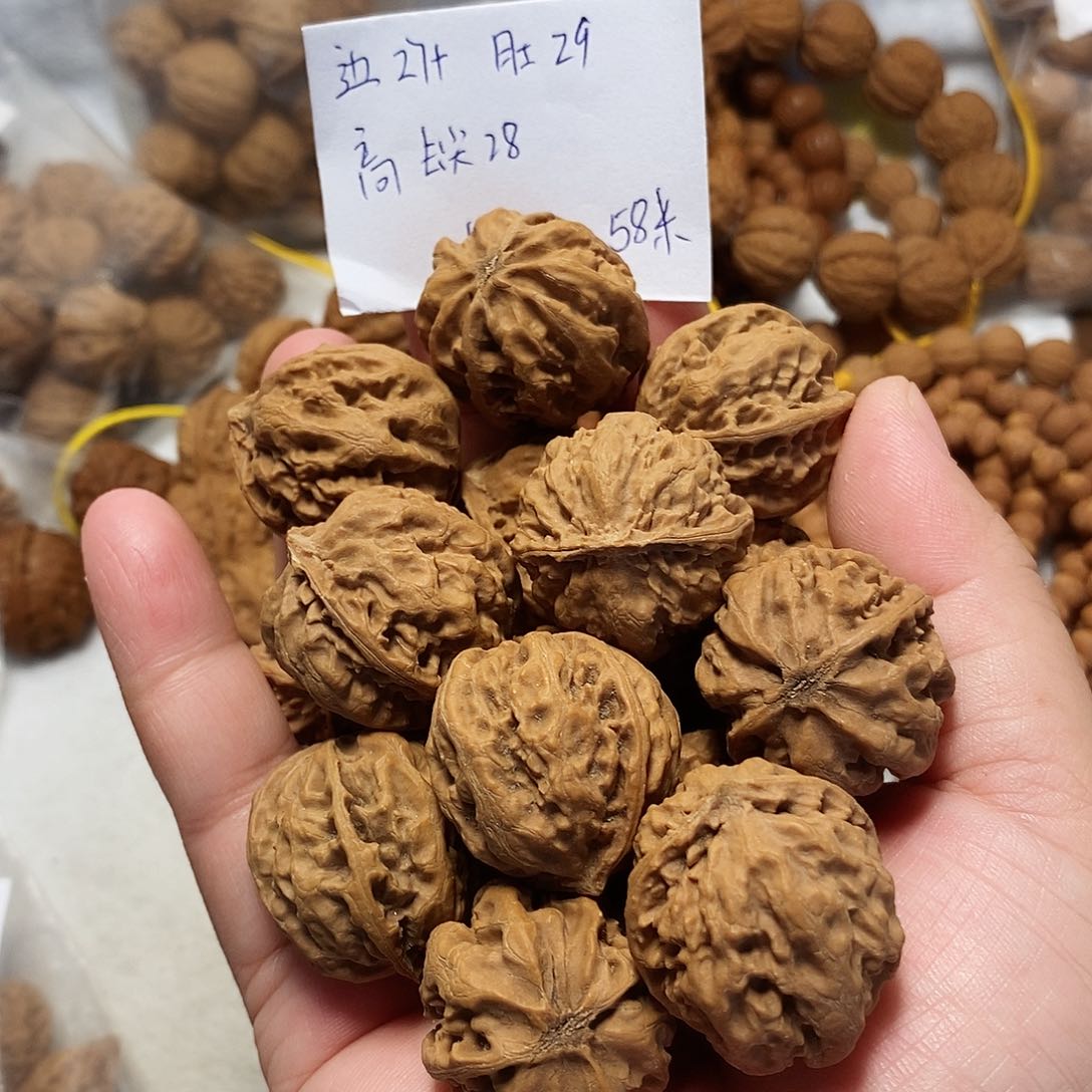 核桃手串/手链粗筋大八棱手训