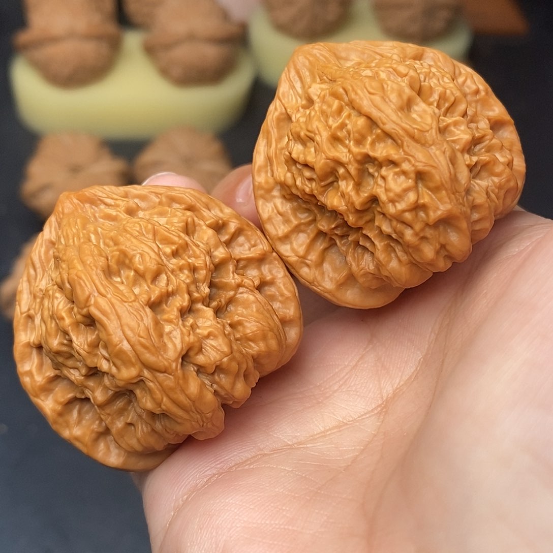 把件文玩核桃火焰马蹄